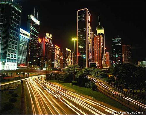 香港夜景圖片