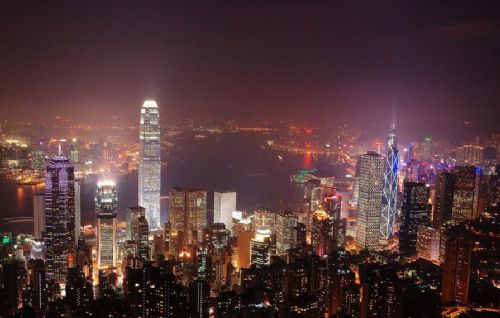 香港夜景圖片