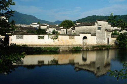 中國美麗古村落宏村圖片