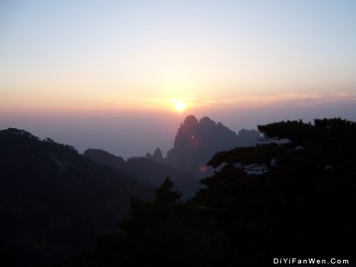黃山美景圖片