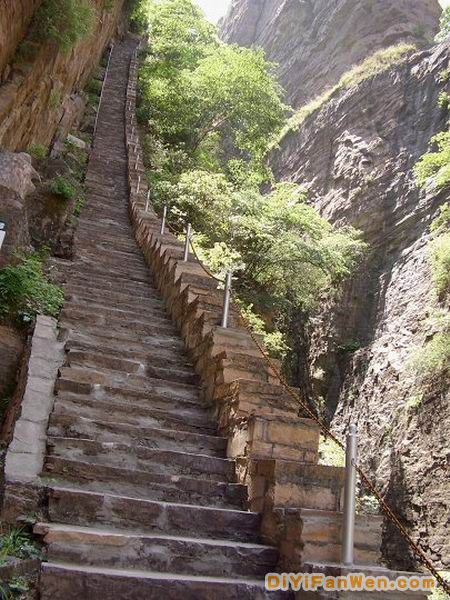 山西黃崖洞風光圖片