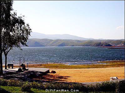 鏡泊湖風景圖片