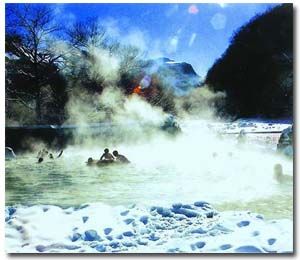 長白山溫泉圖片
