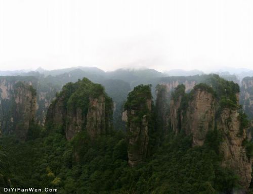 張家界土家風情園風景圖片