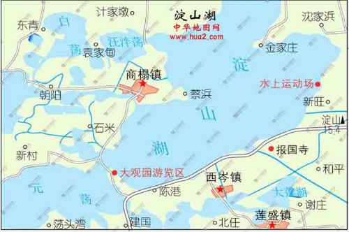 澱山湖風景區圖片