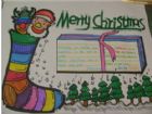 國小生手抄報版面設計圖：聖誕節的習俗慶祝