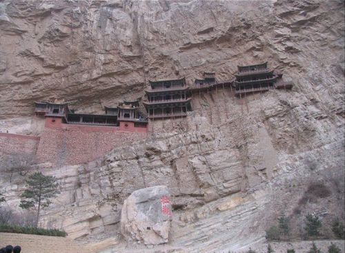 恆山懸空寺圖片