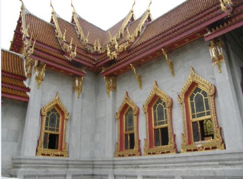 曼谷的大理石寺廟圖片