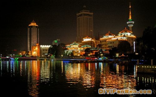 南通濠河夜景圖片