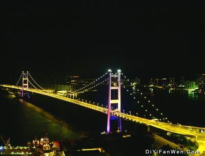 維多利亞港夜景圖片