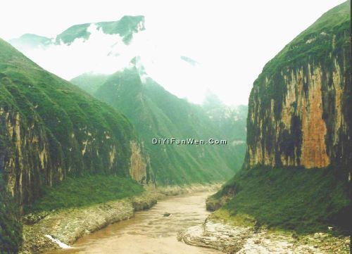 長江三峽瞿塘峽圖片