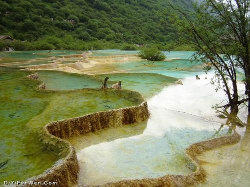 九寨溝秀麗風光圖片