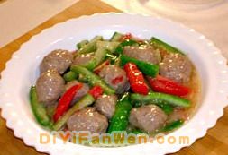 絲瓜嫩肉丸