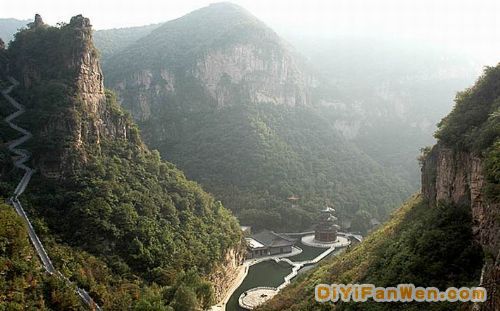 山西藏山美景圖片