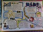 國小生數學手抄報：五色木塊比大小