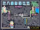 關於三八婦女節的黑板報圖片