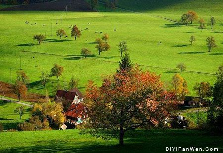 瑞士田園風光圖片