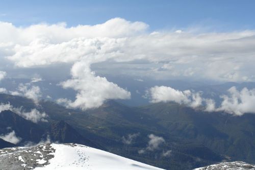 雲南哈巴雪山圖片