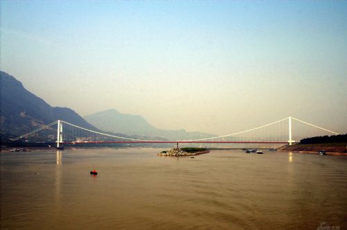 長江三峽白帝城風情圖片