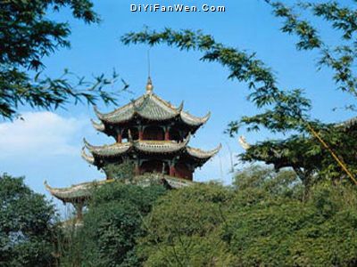 望江樓公園圖片