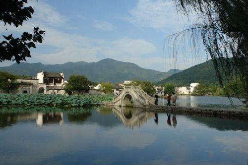 中國美麗古村落宏村圖片