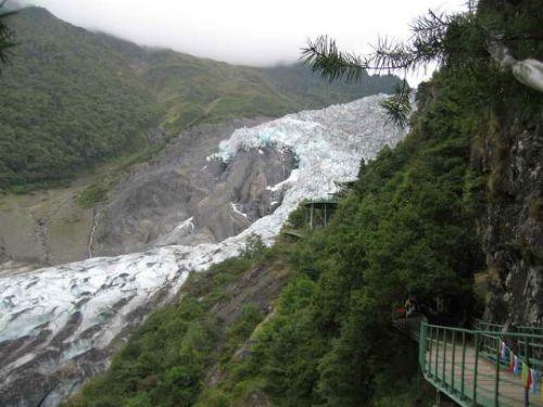 雲南明永冰川美景圖片