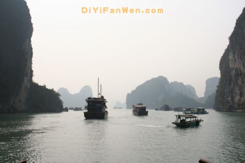 海上桂林下龍灣圖片