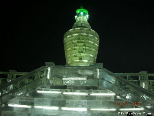 冰燈雪雕圖片