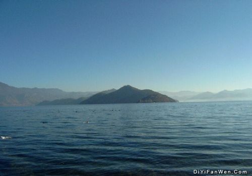 瀘沽湖風光圖片