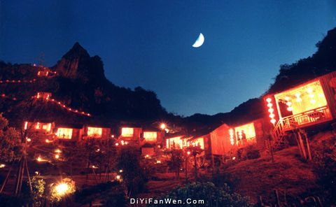 桐廬紅燈籠鄉村家園圖片