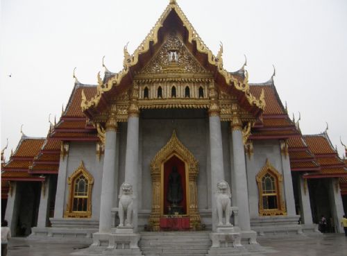 曼谷的大理石寺廟圖片