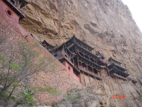 懸空寺圖片