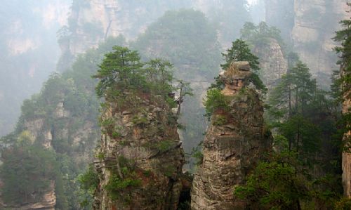 張家界砂岩峰林圖片