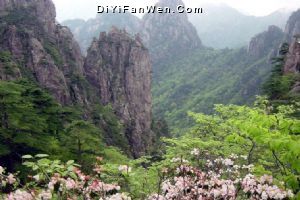 黃山排雲亭圖片