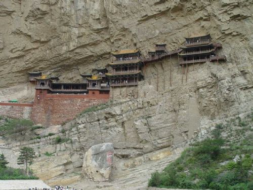 恆山懸空寺圖片