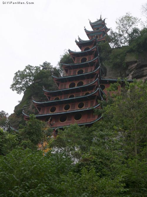 長江三峽石寶寨圖片