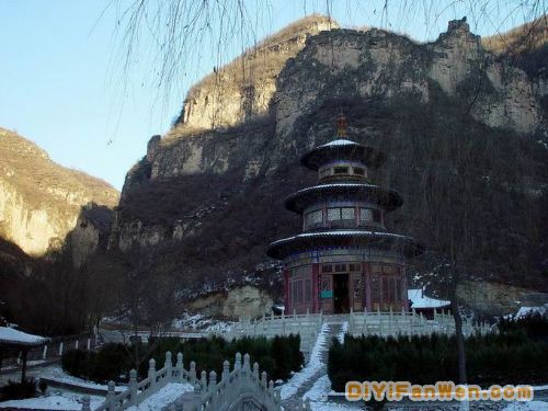 山西藏山美景圖片