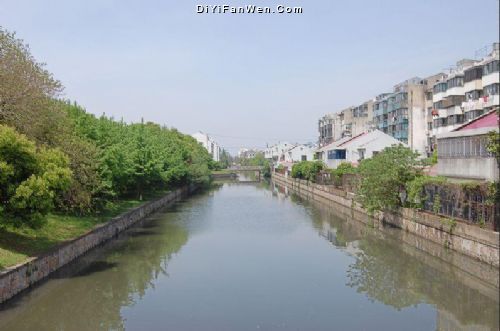 蘇州護城河圖片