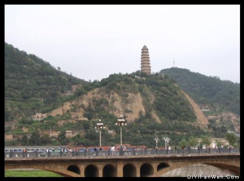 陝西寶塔山圖片
