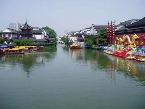 秦淮河風光圖片