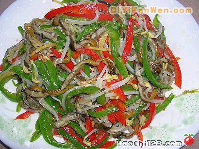 綠豆芽炒鱔絲[多圖]