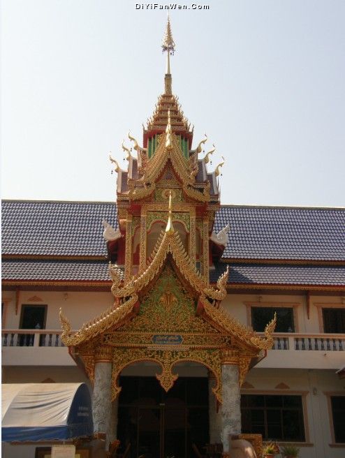 清邁城外寺廟圖片