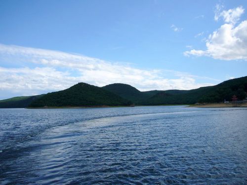鏡泊湖圖片