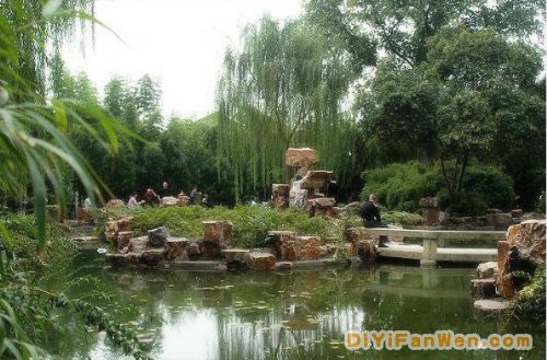 揚州個園圖片