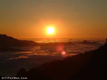 人間仙境白雲山圖片