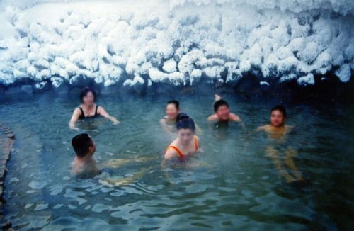 長白山溫泉圖片
