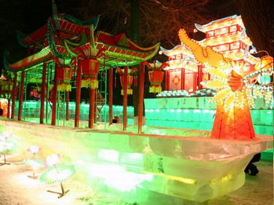 冰燈遊園會圖片
