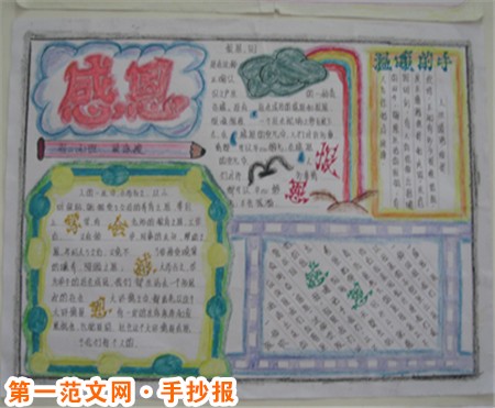 感恩節手抄報：2015感恩節是幾月幾日