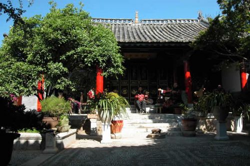 雲南麗江古城圖片