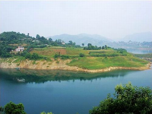 陝西瀛湖圖片